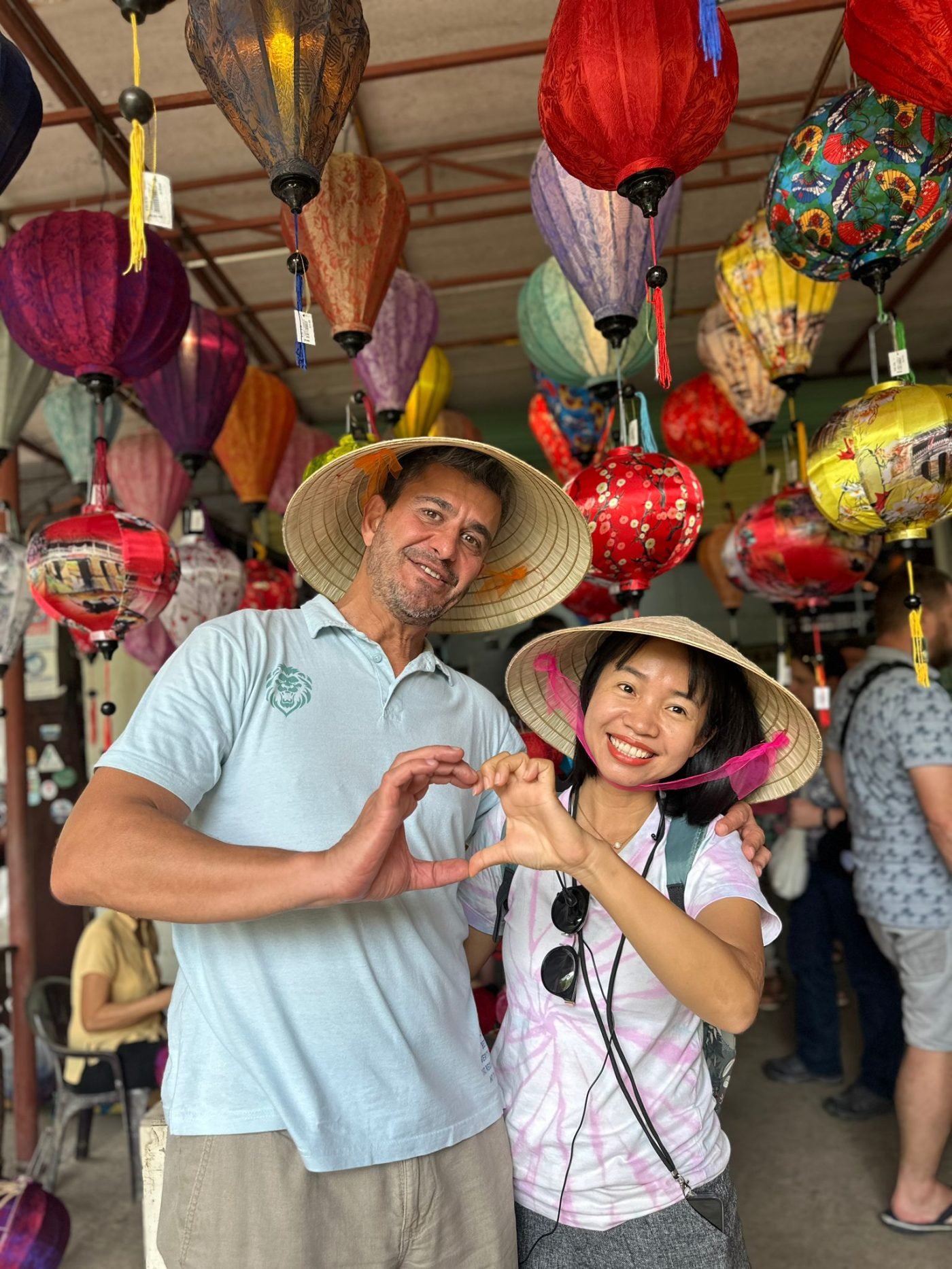 Dragos on tour with Luong in Central Vietnam